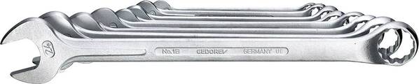 Gedore 6011870 Ring-Maulschlüssel-Satz 8teilig Schlüsselweite (Metrisch) 10 - 24 mm