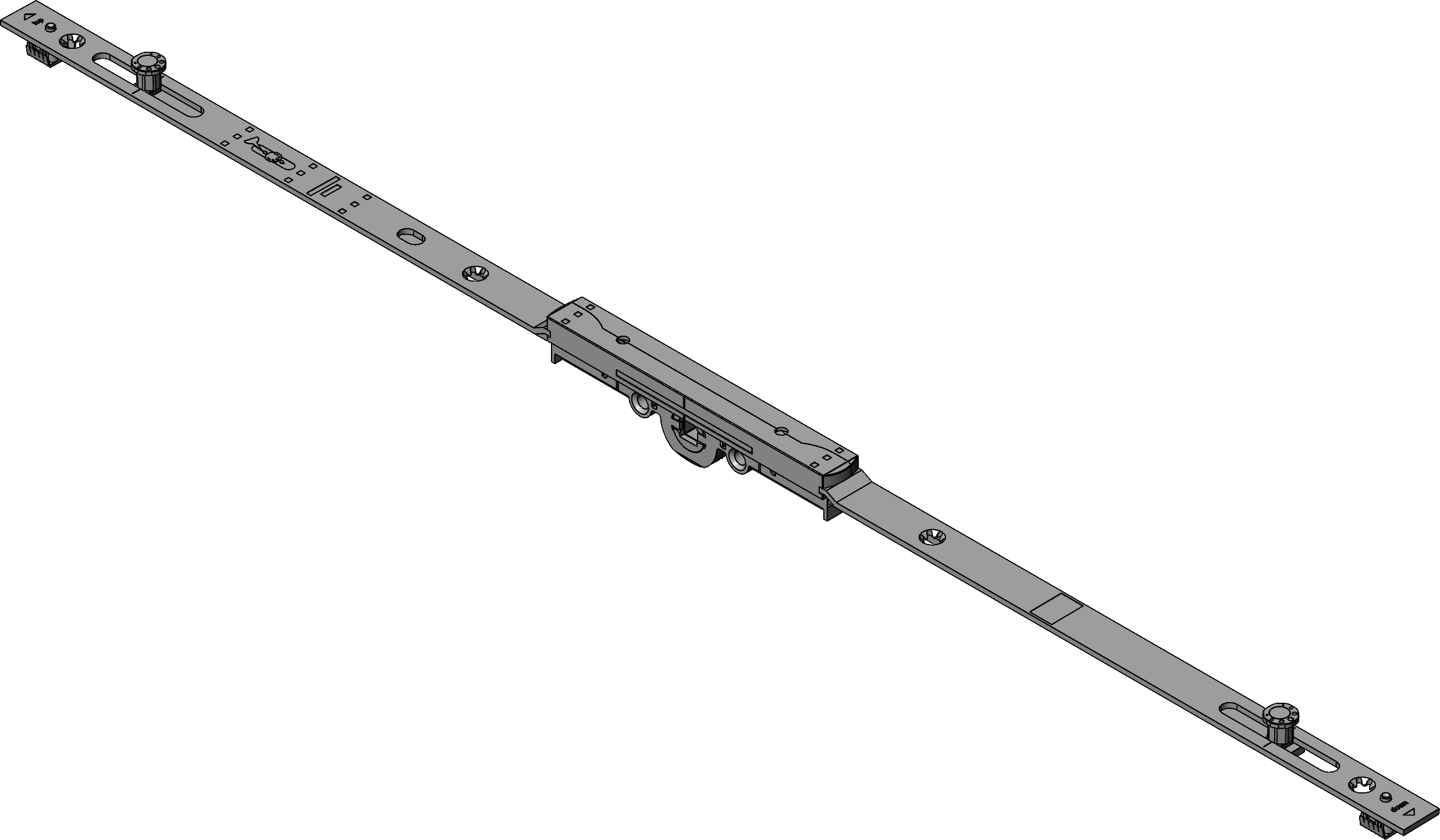 WINKHAUS Verschlussgetriebe GAVM.620-2, Stahl,