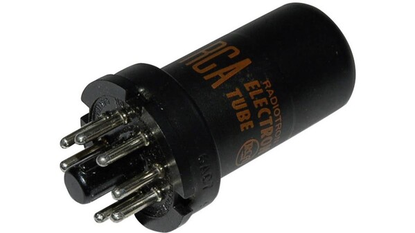 6A C 7 Elektronenröhre Pentode 300V 10mA Polzahl (num): 8 Sockel: Oktal Inhalt 1St.