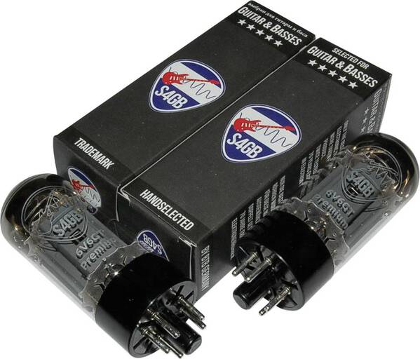 6V6GT S4GB Premium Elektronenröhre Matched Paar Selektiert für Gitarre & Bass Endpentode Polzahl: