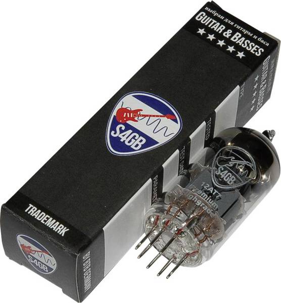 12AT7-S4GB Premium Elektronenröhre Selektiert für Gitarre & Bass Doppeltriode Polzahl: 9 Sockel: N