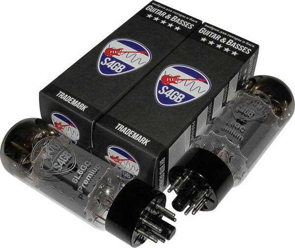 6L6GC S4GB Premium Elektronenröhre Matched Paar Selektiert für Gitarre & Bass Endpentode Polzahl: