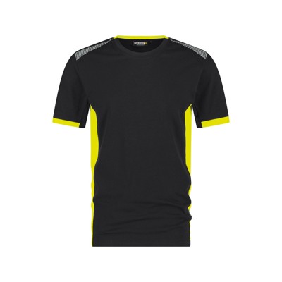 Dassy® - LOGIX - TAMPICO T-Shirt, schwarz/warngelb, Größe 3XL