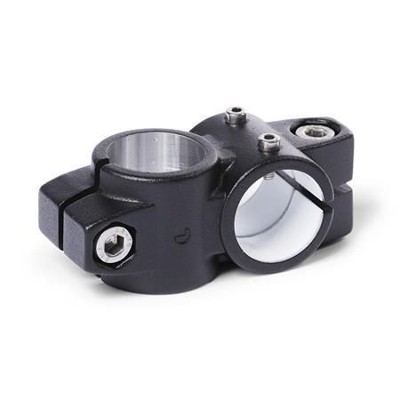 Ganter Norm® - 132.1-B50-B50-65-2-S Kreuz-Verfahrschlitten für Lineareinheiten, Aluminium