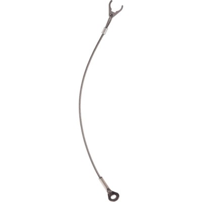 HALDER - Halteseil/rostfreier Stahl, mit Halteclip und Anschrauböse