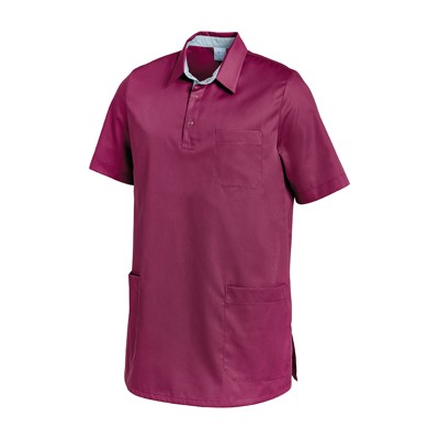 Leiber - Schlupfkasack unisex beere/silbergrau 12/1345/6429, Größe XS