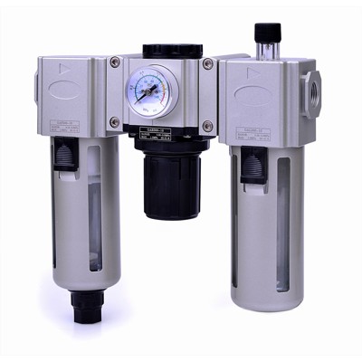 RIEGLER® - Wartungseinheit 3-teilig »GA«, PC-Behälter, BG 400, G 1/2", 1,5-9 bar, HA