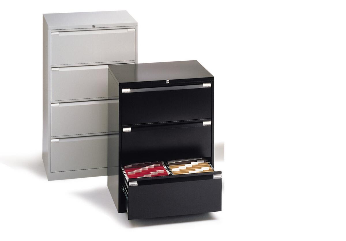 Bisley Hängeregistraturschrank, 3 Auszüge