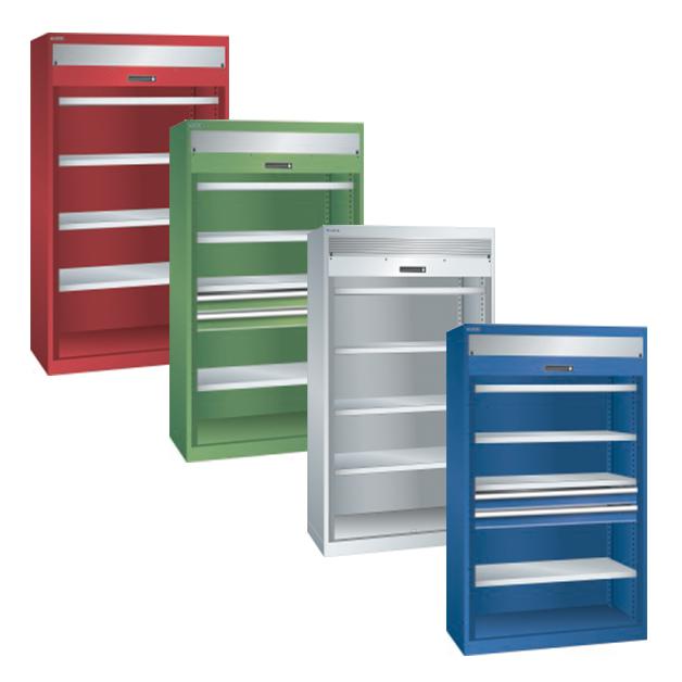 LISTA Schwerlast-Rollladenschrank, Breite 1100 mm